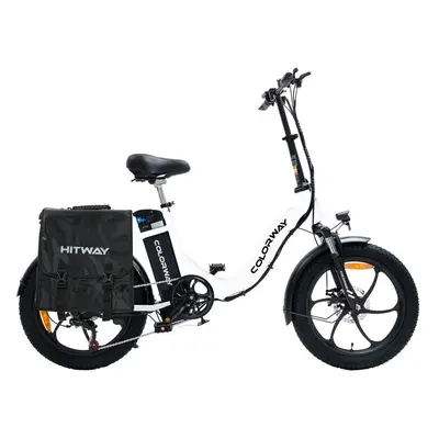 COLORWAY Electric Folding Bike, 20" Fat Tyre, Ah 250W 36V, 35-90KM