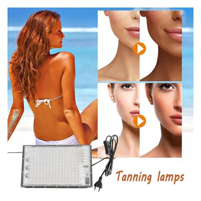 Sun Indoor Tanning Lamp, Tanning Light, Portable Tanning Light, 45w,196leds, Complete Blue Tanni