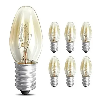 6 Pack Replacement Scentsy Light Bulbs ?Small Screw in for Electric Wax Burner E14 15W 2700K War