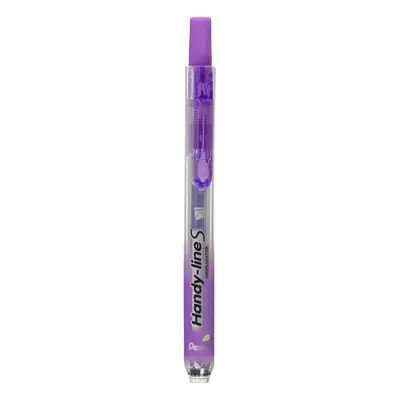 Pentel Handy-Line Retractable and Refillable Chisel Tip Highlighter Violet Ink Box of (SXS15-V)