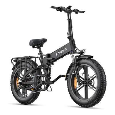 (Black) ENGWE Engine Pro 2.0Fat Tire Folding Electric Bike