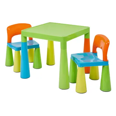 Liberty House Toys Kids Plastic Table and Chairs, Multicolour