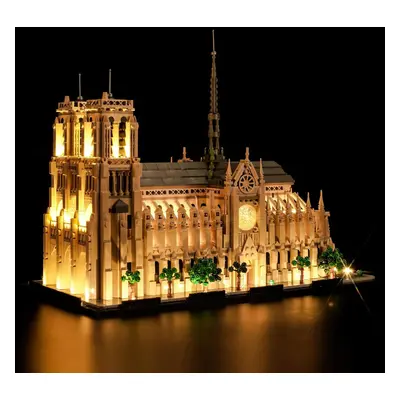 (21061-Notre-Dame de Paris-Standard) Light Kit for Lego Architecture Notre-Dame de Paris, Lighti