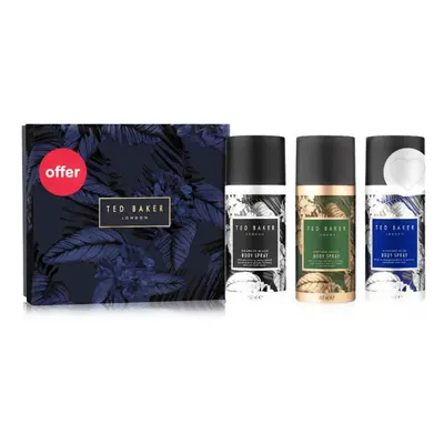 Mens Brockley Body Spray Trio Gift Set