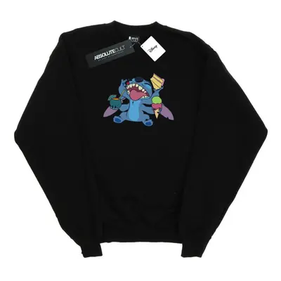 (XXL, Black) Disney Womens/Ladies Lilo And Sitch Munchies Sweatshirt