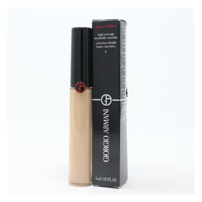 (6) Giorgio Armani Power Fabric Concealer 0.2oz/6ml New With Box