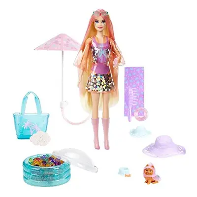 Barbie Color Reveal Sunshine and Sprinkles Doll & Accessories with Surprises Including Water-Sho