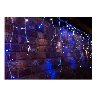 Christmas Concepts 11.8m/39ft Blue/White LED Snowing Icicle Lights with Speed Controller - Chris