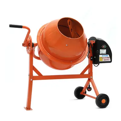 Cement Mixer Portable Electric Mortar Plaster Concrete Machine - 63L