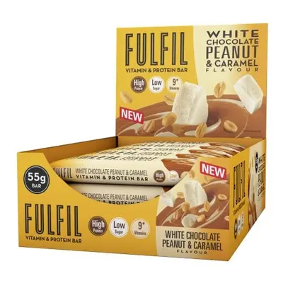 Vitamin and Protein Bar (15 x g Bars) â White Chocolate Peanut and Caramel Flavour â g High 