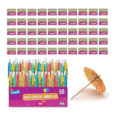 50x50pcs Bulk Cocktail Umbrellas Drinks Umbrella | Paper Umbrellas for Cocktail Drinks Umbrellas