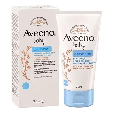 Aveeno Baby Dermexa Good Night Emollient Balm, ml [Packaging May Vary]