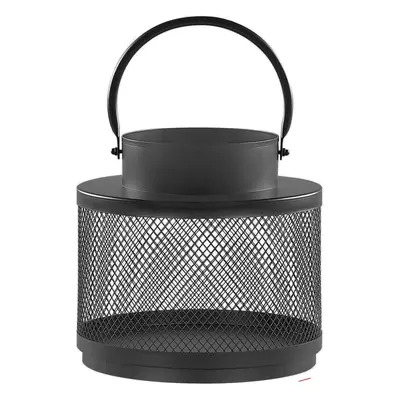 Metal Candle Lantern cm Black YAMDENA