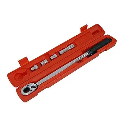 NEILSEN TOOLS Pass Through/Go Thru Torque Wrench with Extension Bar + Sockets range 10-210Nm