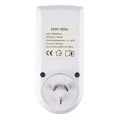 (AU Plug) Plug-in 24h Digital Electronic Timer Switch Socket Automation Programmable