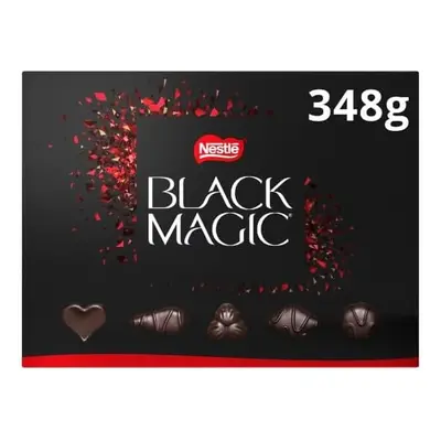 (Pack Of 4) Black Magic Dark Chocolate Box 348g