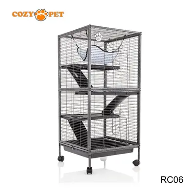 Rodent Cage by Cozy Pet 11mm bars for Rat, Ferret, Chinchilla or Small Pets RC06