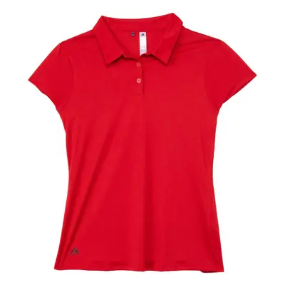 adidas Golf Girls Performance Polo Shirt Red Small