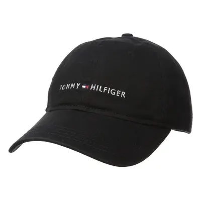 Tommy Hilfiger Men's Logo Dad Baseball Cap Tommy Black One Size