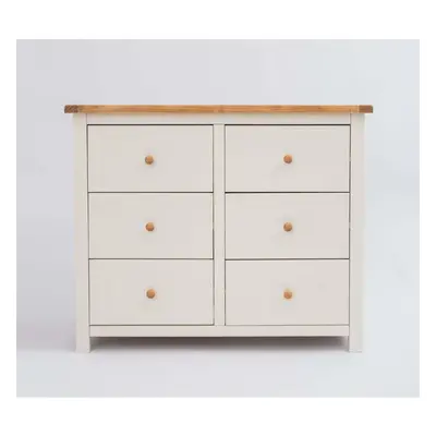 Chest of Drawers Off White Bedroom Furniture Clothing Storage Country Wood