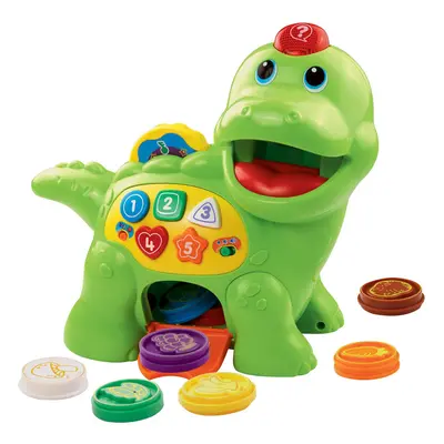 VTech Baby Feed Me Dino | Musical Baby Toy with Numbers, Counting Music & Shapes | Interactive L