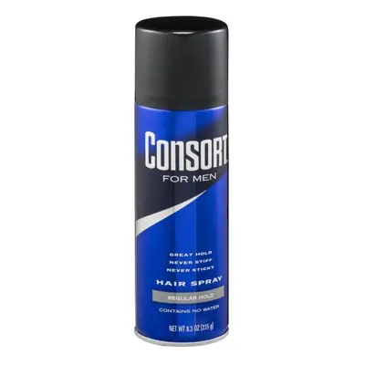 Consort For Men Hair Spray Regular Hold 8.3 oz (Pack of 3)