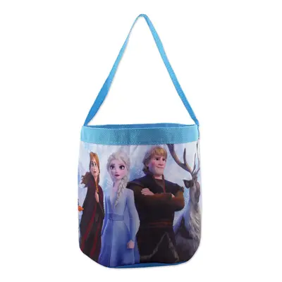 Disney Frozen Elsa Anna Girls Collapsible Gift Basket Bucket Tote Ba