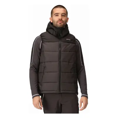 (M, Black Ash) Regatta Mens Nevado Heavyweight Hooded Outdoor Warm Winter Bodywarmer Gilet