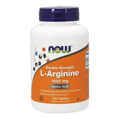 NOW Foods L-Arginine Amino Acid | Dilation of Blood Vessels | 1000mg Tablets