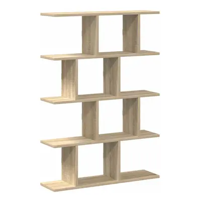 (sonoma oak) vidaXL Wall Cube Shelf Compartments Storage Floating Shelf Engineered Wood