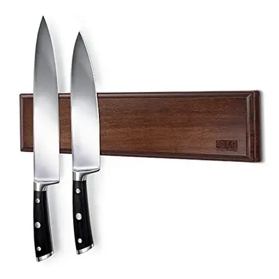 HOSHANHO Magnetic Knife Rack cm, Magnetic Knife Holder for Wall, Acacia Wooden Magnetic Knife St