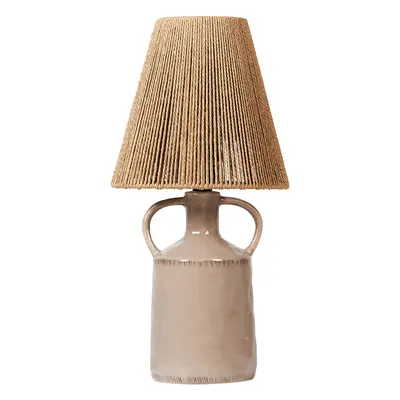 Table Lamp LARISSOS Ceramic Taupe