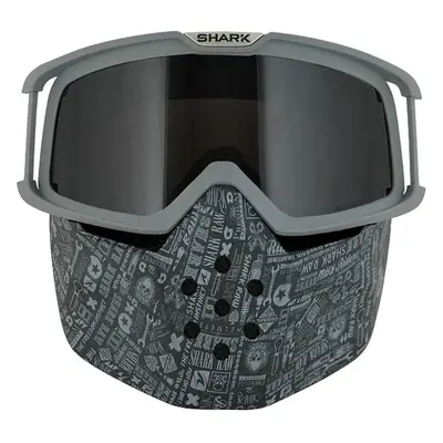 Shark Goggle & Mask Kit All Over Grey For Raw Helmets