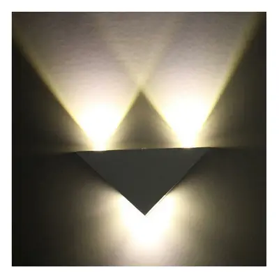 (Warm White) Modern High Power 3W LED Triangle Decoration Wall Light Sconce Spot