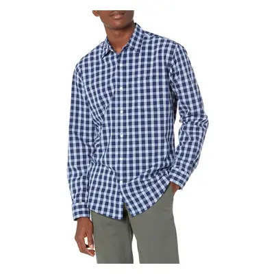 Amazon Essentials Men's Regular-Fit Long-Sleeve Casual Poplin Shirt B