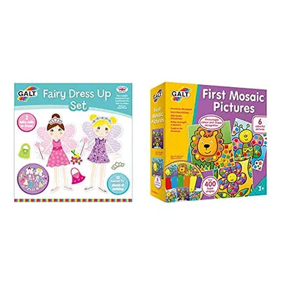 Galt Toys, Fairy Dress Up Set, Kids' Craft Kits, Ages Years Plus & Toys, First Mosaic Pictures, 