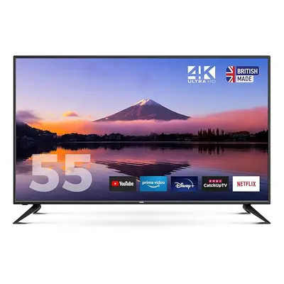 Cello C55RTS inch Smart TV 4K Ultra HD LED, Made in UK