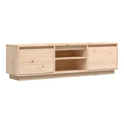 (natural) vidaXL TV Cabinet TV Unit Entertainment Centre Media TV Stand Solid Wood Pine