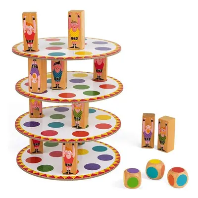 Janod - Acrobat' - Skill and Strategy Game - Children's Board Games - Concentration and Fine Mot