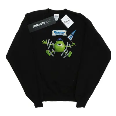 (S, Black) Disney Mens Monsters University Taped Mike Sweatshirt