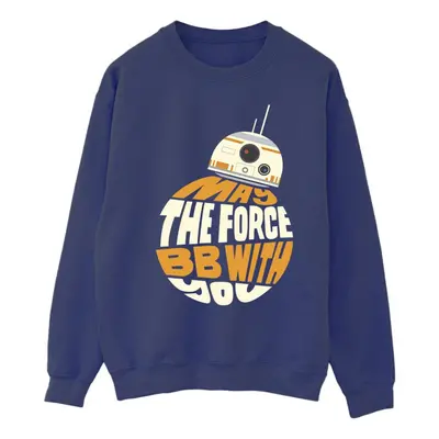 (XXL, Navy Blue) Star Wars Mens May The Force BB8 Sweatshirt