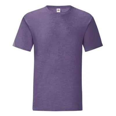 (3XL, Heather Purple) Fruit Of The Loom Mens Iconic T-Shirt (Pack Of 5)