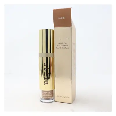 (Tan/Deep 2) Stila Hide & Chic Fluid Foundation 1.0oz/30ml New With Box