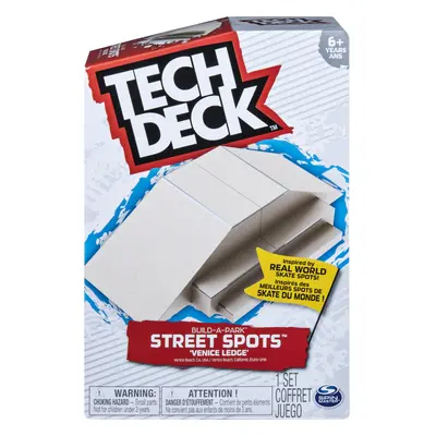 TECH DECK, Build-A-Park Street Spots, Venice Ledge, Ramps Boards and Bikes, Multicolor (20115586