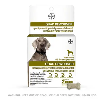 Chewabale Tablets for Large Dogs 45-Lbs. and Up, 2-Pk.