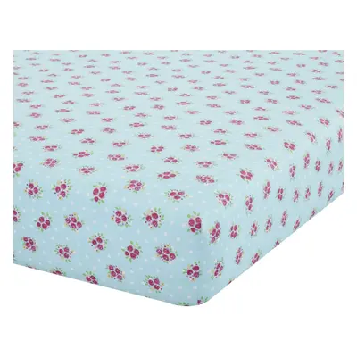 Catherine Lansfield Fairies Easy Care Double Fitted Sheet Pink