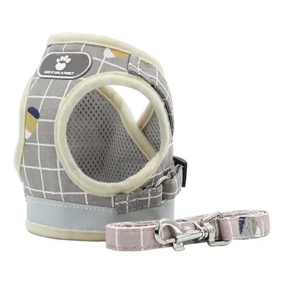 () Dog Cat Chest Strap Reflective Design Adjustable Buckle Upgrade Breathable Mesh Fabric Multi 