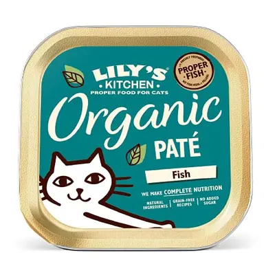 Lily's Kitchen Organic Fish Dinner - Adult Wet Cat Food (19 Trays x g)