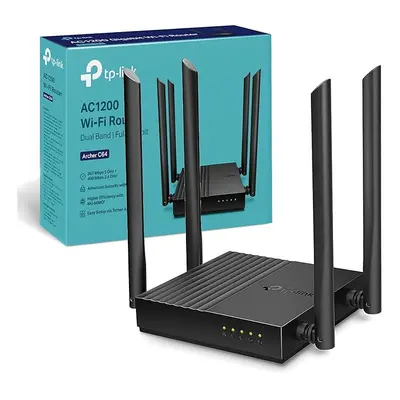 TP-Link AC1200 Dual-Band Gigabit Wi-Fi Router, Wi-Fi Speed up to Mbps, 4ÃGbps LAN Ports, Advanc