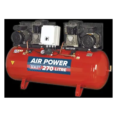 Air Compressor 270L Belt Drive x 3hp with Cast Cylinders